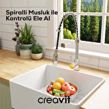 Creavit Sipiralli Mutfak Armatürü