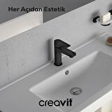 Creavit Sharp Lavabo Armatürü - Siyah