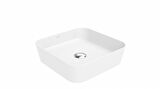 Creavit LOOP Masa Üstü İnce Lavabo Beyaz 40x40cm
