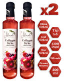 Collagen (Kolajen) Sirke Doğal Fermantasyon 500 ml - Katkısız İçilebilir x2 Adet