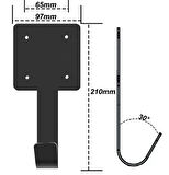 Ever Charger Tip2 Kablo Tutucu ve Metal Kablo Askısı