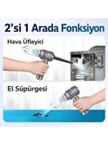 CASTU CS59 Plus Max 20000 Pa 100W Şarjlı Süpürge