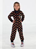 Kadife Unisex Çocuk Uzay Tulum