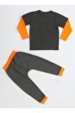 Yes No Antrasit Baggy Pantolon + T-shirt Takım