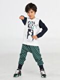 Cats Rule Erkek Çocuk Pantolon + T-shirt Takım