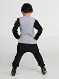 Crocos Siyah Erkek Çocuk Pantolon+T-shirt Takım