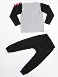Crocos Siyah Erkek Çocuk Pantolon+T-shirt Takım