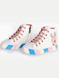 Ceylan Beyaz Ortopedik Destekli Kız Çocuk Sneakers