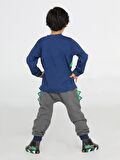 Hello Timsah Tırtırlı Baggy Pantolon + T-shirt Takım