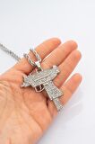 Iced Out Uzi Kolye CS1181GM