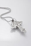 Iced Out Cross Kolye