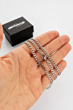3.5mm X 55cm Cuban Chain Çelik Zincir Kolye CS1216GM