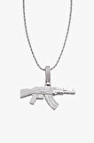 Iced Out Ak-47 Kolye