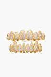 Iced Vampire Grillz Gold