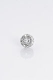 10mm Circle Cut Paved Diamond Küpe