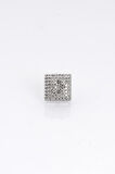 10mm Square Cut Diamond Küpe