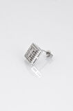 10mm Square Cut Diamond Küpe