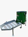 BURKON 190LT 80kg SABİT LAZERLİ CEVİZ SOYMA MAKİNESİ 