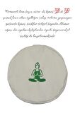 Yoga Minderi Meditasyon Minderi - Karabuğday Kabuğu Dolgulu Yeşil Yogi Baskılı