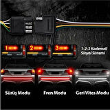 Leonpart Pick Up Ledi Off Road Bagaj LED Lamba Sinyalli Kayar Bagaj Ledi 150 cm