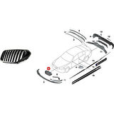 Leonpart Bmw G30 M5 Ön Böbrek Panjur Piano Black