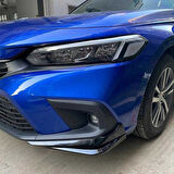 Leonpart Yeni Honda Civic 2022 Aero Ön Ek 2 Parça- Piano Black