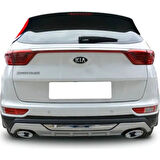 Leonpart Kia Sportage Ön ve Arka Koruma Difüzör 2016 -2019 Çift Çıkış Egzoz