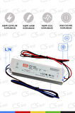 Meanwell LPV-100-12| 12V 8.5A 102W IP67 LED Sürücü Güç Kaynağı Transformatörü LED Trafo