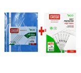 Cassa Eco Telli Dosya Mavi 50'li + Cassa Eco Poşet Dosya 100'LÜ 