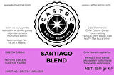 Castro Santiago Blend 250 Gr Çekirdek Kahve 