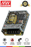 Mean Well LRS-35-12  | 35W 12V 3A Anahtarlamalı Güç Kaynağı