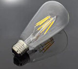 Cata CT-4353 - 8W 6500K Beyaz Işık | LED Filament Rustik Ampul - E27