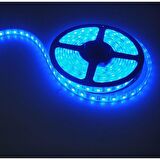 Cata 5 Metre On Çip 12 Volt Şerit Led İç Mekan Mavi Işık