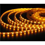 Cata 5 Metre On Çip 12 Volt Şerit Led Dış Mekan Amber