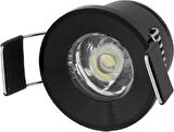 Cata 1W Yıldız Siyah Kasa Led Spot Gün Işığı