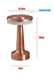 Cata CT-8435 Oslo 3 Işık Gold Renkli Dokunmatik USB Şarjlı Dim Edilebilir Masa Lambası