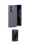 Xiaomi Uyumlu Poco X Pro Kılıf Yankı Yansıma Özel Seri İkili Koruma Seti