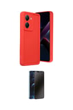 Xiaomi Uyumlu Poco X Pro Kılıf Yankı Yansıma Özel Seri İkili Koruma Seti