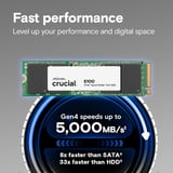 CRUCIAL 2TB E100 CT2000E100SSD8 5000-4500MB/s M2 NVME GEN4 Disk