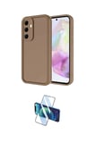 Samsung Uyumlu Galaxy A Kılıf Yankı Yansıma Özel Seri İkili Koruma Seti