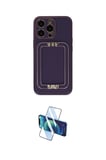 Apple Uyumlu iPhone  Pro Max Kılıf Kozmos Minimal Prime İkili Koruma Seti