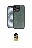 Apple Uyumlu iPhone  Pro Max Kılıf Kıvılcım Işık Serisi İkili Koruma Seti