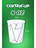 Karton Bardak 100 Adet 8 Oz - 240 ml