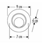 Cata CT-5204 6W Akik Spot Led Armatür Beyaz Işık