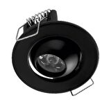 Cata CT-5268 1W Siyah Kasa Led Spot (Hareketli) Gün Işığı
