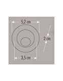 Cata CT-5268 1W Siyah Kasa Led Spot (Hareketli) Gün Işığı