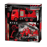 MiniklabToys Işıklı Uzaktan Kumandalı Sök Tak İtfaiye Aracı