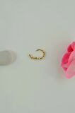 Gold İnce Mini Halka Tragus Piercing Helix Kıkırdak Lob Daith Forward Helix