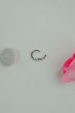 Gümüş Renk İnce Mini Halka Tragus Piercing Helix Kıkırdak Lob Daith Forward Helix
