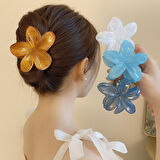 Simli Hardal Renk Lotus Toka 8 cm - Şık ve Dayanıklı